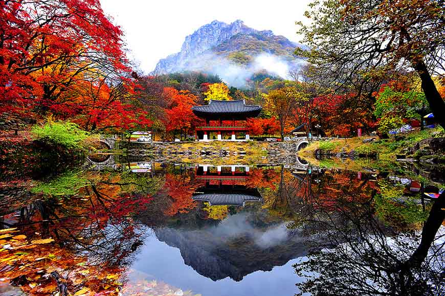 韓國紅葉景點-內藏山國立公園